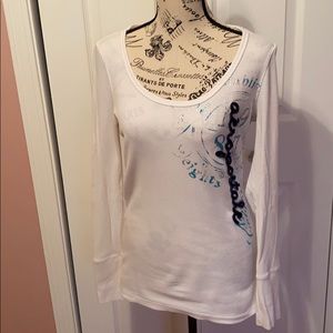 Long sleeve thermal - scoop neck